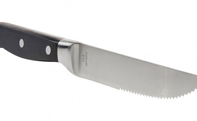 AmazonBasics Premium Ensemble de couteaux à steak 8 pièces de première qualité