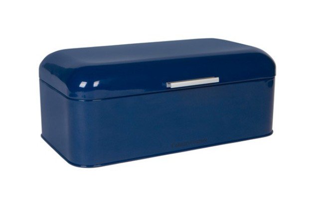 Grande boîte à pain bleue Couture Culinaire