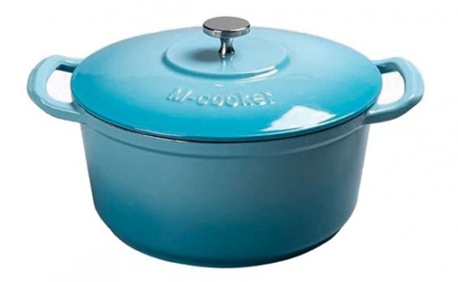 M-Cooker Pot en fonte émaillée de 7 pintes