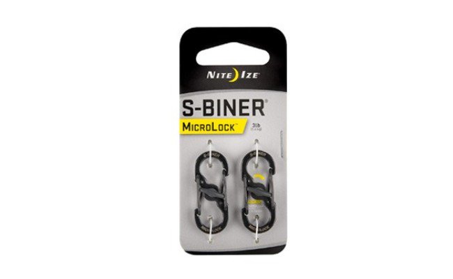 Nite Ize S-Biner MicroLock MicroLock Carbiner en acier inoxydable