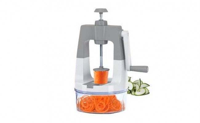 ScharfPro Spiraliseur vertical à pression automatique pour légumes et légumes