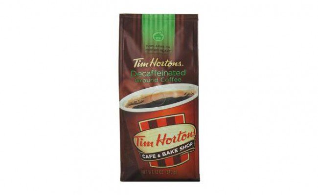 Tim Horton's café décaféiné