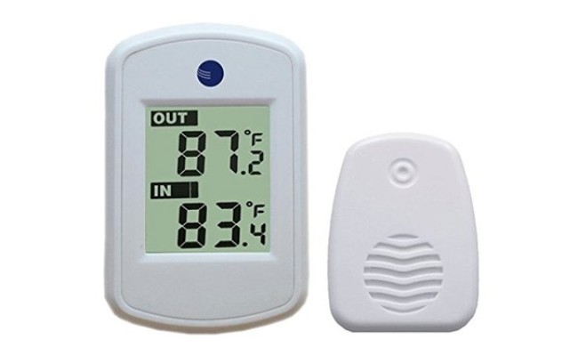 Température ambiante WS-04-WHITE Thermomètre sans fil