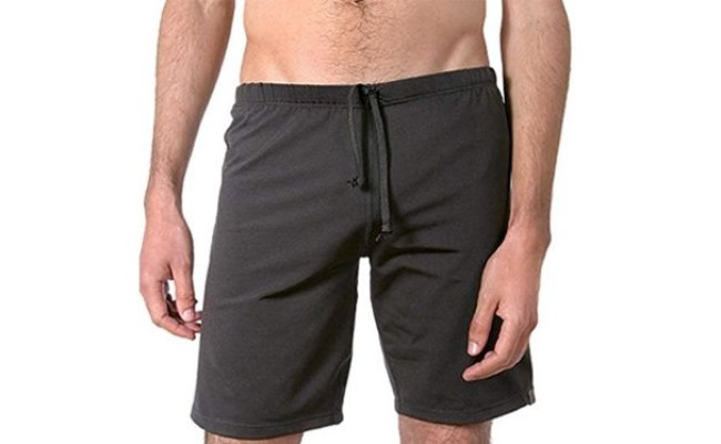 Lotuscrafts Short de Yoga pour Homme en Coton Biologique