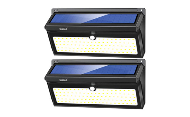 BAXIA TECHNOLOGY Luminaire solaire extérieur 100 LED