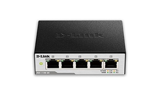 Commutateur Gigabit Ethernet D-Link EasySmart DGS-1100-05