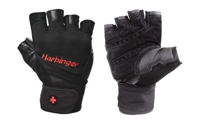 Gants d'haltérophilie Harbinger Pro poignet enveloppant