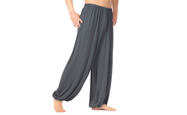 Hoarev Hommes Super-Soft Modal Spandex Spandex Harem Pantalon de yoga pour hommes