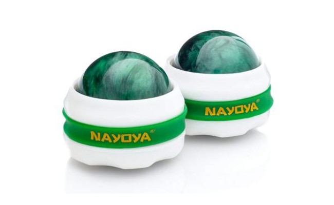 Nayoya Rouleau à boules de massage Nayoya Wellness Ensemble Deluxe 2 pièces