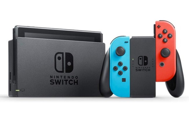 Nintendo Switch Néon Rouge Neon et Néon Bleu Joy-Con Console