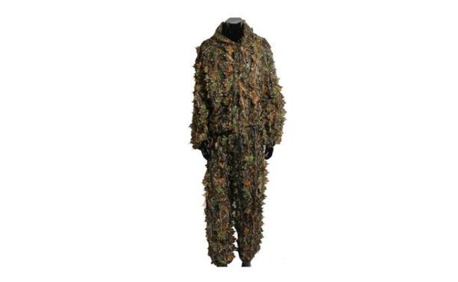 OUTERDO Camo 3D Leaves Woodland Ghillie Suits