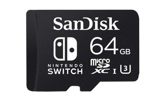 SanDisk 64GB microSDXC pour console Nintendo