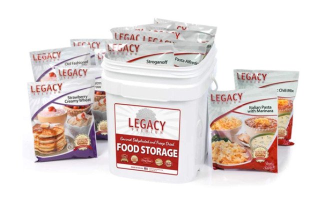 Trousse de survie de 60 portions Legacy Premium