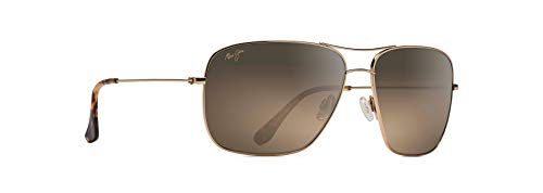 Lunettes de soleil aviateur en argent polarisé Maui Jim Cook Pines