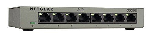 Commutateur NETGEAR GS308 8-Port Gigabit Ethernet non géré à 8 ports