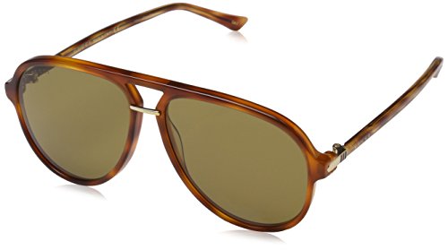 Lunettes de soleil aviateur rétro Gucci pour hommes