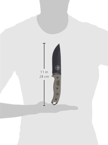 Couteau de chasse noir ESEE 5P