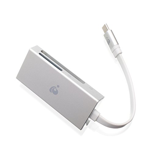 IOGEAR Lecteur de Carte SD 3-en-1 USB-C Quantum SD