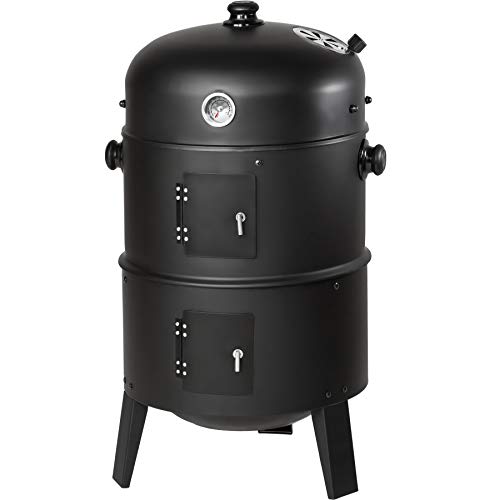 TecTake BBQ GRILL BARBECUE CHARBON DE BOIS FUMOIR SMOKER