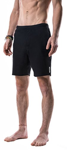 Short de yoga pour hommes Crow Swerve Swerve - Doublure intérieure résistante aux odeurs