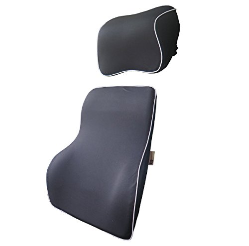 Coussin de soutien lombaire LoveHome pour voiture et kit d'oreiller pour le cou de l'appui-tête