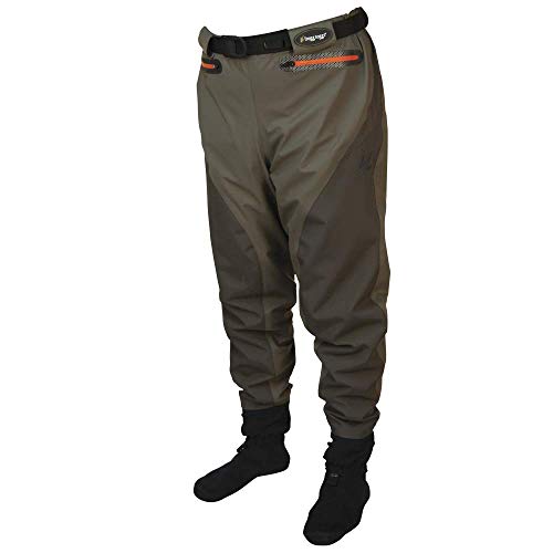 Frogg Toggs Pilot II - Pantalon de pêche à échassier avec bottes en bas