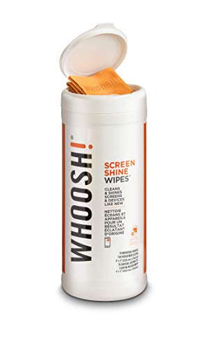 WHOOSH ! Lingettes microfibres antimicrobiennes de nettoyage d'écran