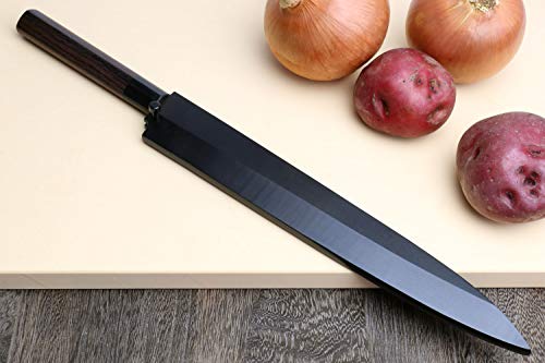 Couteau à sushi Yoshihiro Hongasumi en acier blanc Kurochi