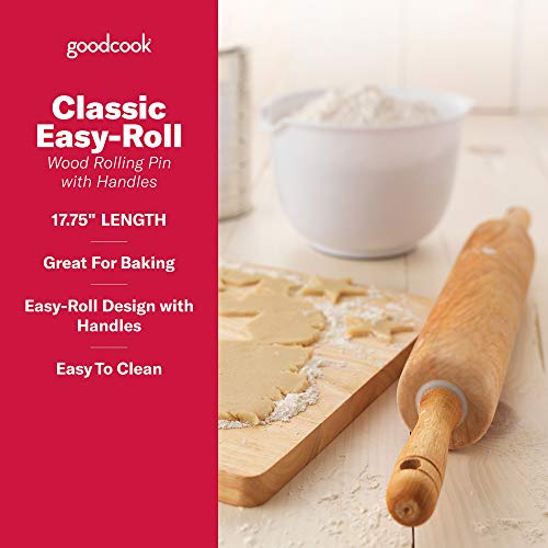 Rouleau à pâtisserie GoodCook Classic en bois