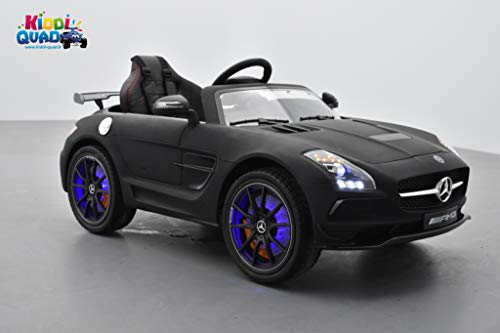 Voiture noire SLS AMG Mercedes Benz pour les enfants