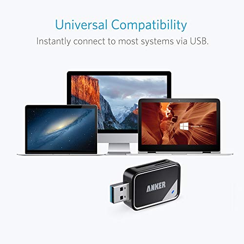 Anker 8-en-1 USB 3.0 USB 3.0 portable lecteur de carte SD