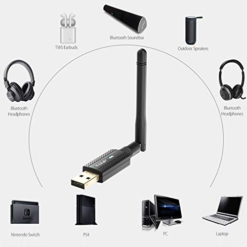 600Mbps Bluetooth 4.2 USB WiFi Adapter