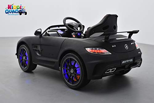 Voiture noire SLS AMG Mercedes Benz pour les enfants