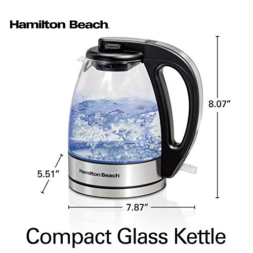 Hamilton Beach 40930 Glass Electric Smart Bouilloire électrique en verre