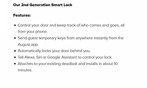 Août Smart Lock 2e génération