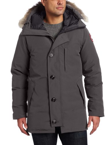 Veste en fourrure de coyote véritable Slim Fit de Chateau