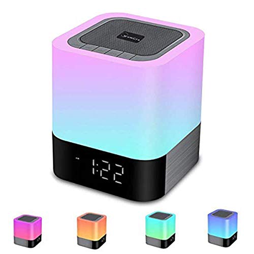 Enceinte Haut-parleur Bluetooth Portable Lampe de Chevet 