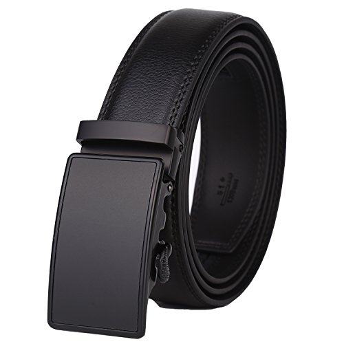 Ceinture à cliquet en cuir Dante avec boucle automatique