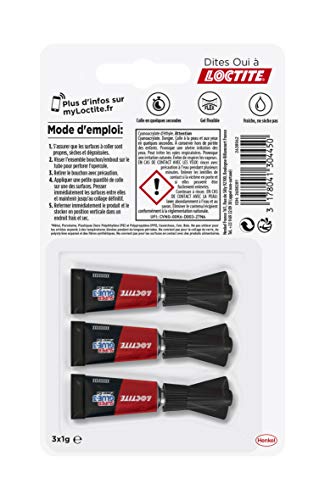 Loctite Super Glue-3 Power Flex Gel Mini Trio