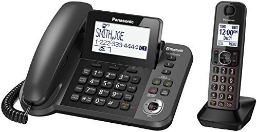 Panasonic KXTGF380M Téléphone fixe de bureau avec combiné téléphonique