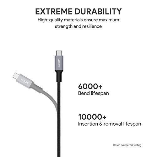 AUKEY Câble USB Type-C à charge rapide pour Samsung