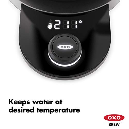 OXO Bouilloire électrique à température réglable avec bec verseur Smart Kettle