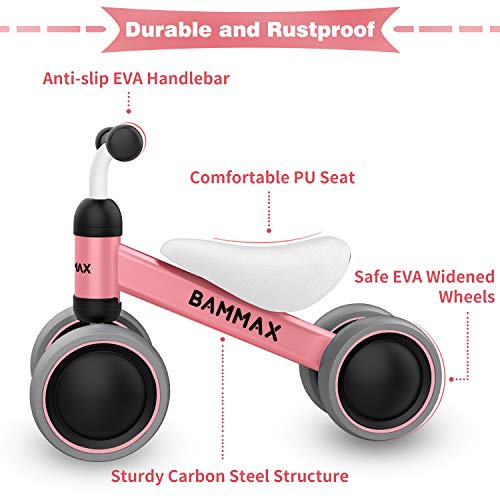 Bammax Vélo Bébé Draisienne pour Bébé de 1 an-18 Mois