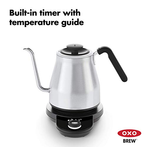 OXO Bouilloire électrique à température réglable avec bec verseur Smart Kettle