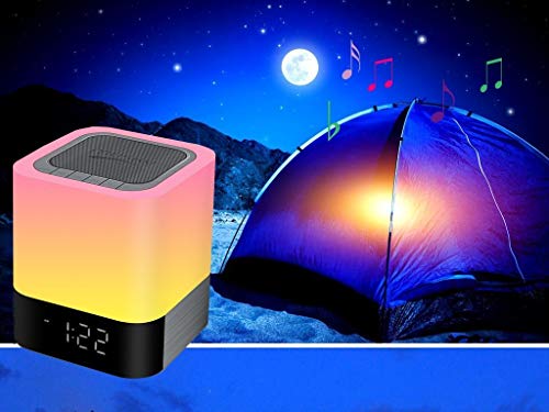 Enceinte Haut-parleur Bluetooth Portable Lampe de Chevet 