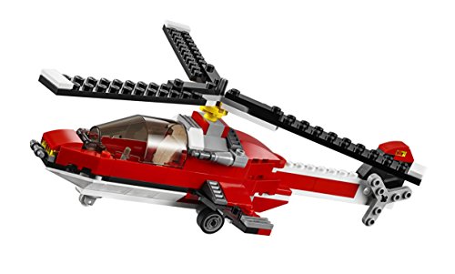 Jouet de construction d'avion à hélice, jeu de création de véhicules LEGO