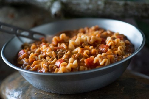 Aliment de camping déshydraté Mountain House - Lasagne à la sauce à la viande