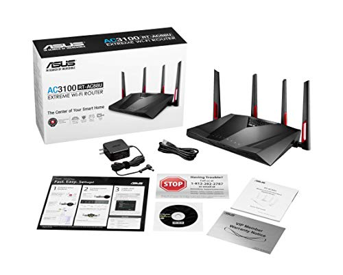 ASUS Routeur de jeu ASUS double bande Gigabit AC3100 WiFi