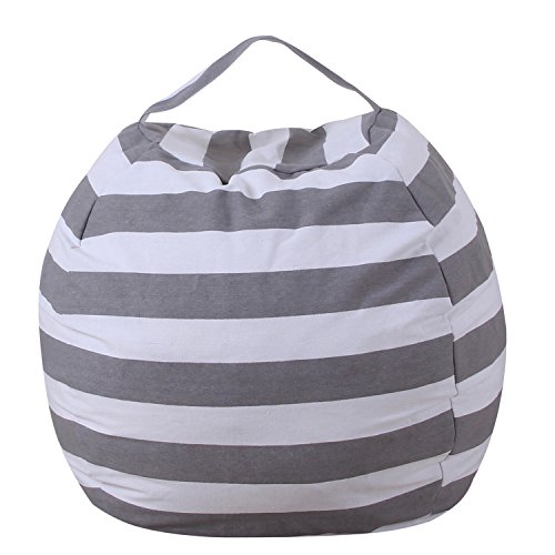 Sac de rangement jouets en forme d’haricot