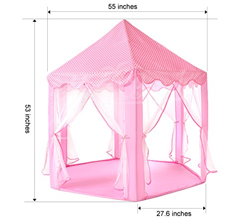 Monobeach Tente château de princesse pour filles